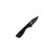Aux Mfg Runt Fixed Blade, Black G10, PVD 14C28N - AUX011BLK