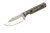Townsend Knife Co - Mini MC - 2.75" Two-Tone AEB-L Fixed Blade W/ Camo Canvas Micarta Handle & Black Leather Sheath