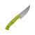 Microtech - Akris - 3.7" Stonewash M390MK Steel fixed Blade W/ High Visability G-10 Handle & Black Kydex Sheath