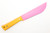 Woods Monkey Half/Chete - Donkey Kong Edition - Dixie Kong - 1095 Steel - Saber Grind - Pink Cerakote Finish - Yellow Micarta Handle