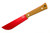 Woods Monkey Half/Chete - Donkey Kong Edition - Diddy Kong - 1095 Steel - Saber Grind - Red Cerakote Finish - Brown Micarta Handle