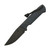 JP Bladesmithing - Warden - 3.6" AEB-L Fixed Blade W/Navy Blue GripX & Black Leather Sheath