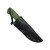 JP Bladesmithing - Warden - 3.6" AEB-L Fixed Blade W/Classic Green GripX & Black Leather Sheath
