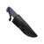 JP Bladesmithing - Warden - 3.6" AEB-L Fixed Blade W/ Classic Blue Chevron GripX & Black Leather Sheath