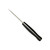 Lishen Knives - Dakota - Midnight Black Jute Micarta - Satin AEB-L - Aluminum Pins