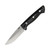 Lishen Knives - Dakota - Midnight Black Jute Micarta - Satin AEB-L - Aluminum Pins