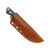 Lishen Knives - Canuck - Matte Black Canvas Micarta - Satin AEB-L - Aluminum Pins