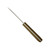 Lishen Knives - Canuck - Matte Natural Canvas Micarta - Satin AEB-L - Brass Pins