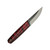 Warlander Knives Loon, Crimson Swirl Resin, Black Liners, AEB-L