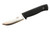 Fallkniven - F1 Military Survival Knife - 3.8" VG-Wolf Steel Fixed Blade Knife w/ Black Thermorun Handle & Leather Sheath