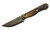 Bone River Co. - All Terrain - TKC Exclusive Scandi Grind - 3.25" 80CRV2 Steel W/ Textured Buck Skin Dymalux Handle & Leather Sheath