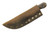 Bone River Co. - All Terrain - TKC Exclusive Scandi Grind - 3.25" 80CRV2 Steel W/ Textured Buck Skin Dymalux Handle & Leather Sheath