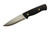 Battle Horse Knives - Battlelore - 4.5" 01 Steel Fixed Blade w/ Black Canvas Micarta W/ Orange Liners Handle
