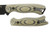 TKC: Handle for Becker BK15, 16, 17, 18 - Woodland Camo Canvas Micarta