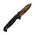 Half Face Blades -TKC Exclusive Disaster Folder Dimpled Black Aluminum Integral,  Hellfire Camo S45VN