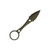 Half Face Blades - RingStrike - OD Green Cerakote, Machine Rock Handle