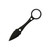 Half Face Blades - RingStrike - Armor Black Cerakote, Machine Rock Handle