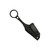 Half Face Blades - RingStrike - Armor Black Cerakote, Machine Rock Handle