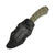 Winkler Knives - Crusher Belt Knife - 80CRV2 Steel - Flat Grind - Camo G10 Sculpted