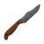 Dead Reckon Harvester Drop Point, Fluted Orange / Black G10, Darkwash CPM-154