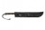 TOPS Knives - El Machete .230X - Fixed Blade Vegetation Outdoor Clearing Machete w/ Black & Tan Micarta Handle