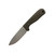 Very Good Knife Company - Rogue - 4" AEB-L Fixed Blade W/ Double Green Canvas Micarta Handle