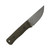 Reiff Knives RUT Green Canvas Micarta, Stonewash Magnacut