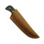 Battle Horse Knives -Icelandic - 01 Steel Saber Ground Fixed Blade - Black Micarta Handle
