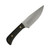 Battle Horse Knives -Icelandic - 01 Steel Saber Ground Fixed Blade - Black Micarta Handle
