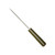 Battle Horse Knives -Icelandic - 01 Steel Saber Ground Fixed Blade - Green Micarta Handle