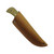 Battle Horse Knives -Icelandic - 01 Steel Saber Ground Fixed Blade - Green Micarta w/ Black Liners