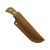 Battle Horse Knives -Welsh - 01 Steel Saber Ground Fixed Blade - Green Micarta Handle