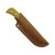 Battle Horse Knives -Welsh - 01 Steel Saber Ground Fixed Blade - Natural Micarta w/ Black Liners