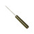 Battle Horse Knives -Woodsman Pro - 01 Steel Saber Ground Fixed Blade - Green Micarta Handle
