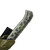TOPS Knives, Brakimo Vegas Forge Stainless Damascus Fixed Blade Survival Knife w/ Voodoo Resins Hulk Caged Scales