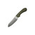 Bradford Knives: Guardian3 Gen 2 Sheepsfoot 3D Green Richlite, Stonewash M390, Leather Sheath - 3SF-139-M390-2