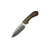Bradford Knives: Guardian3 Gen 2 FE Drop Point 3D Natural Burlap Micarta, Stonewash Magnacut, Leather Sheath - 3FE-134-MC-2