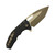 Heretic Knives Martyr Tanto, Black Polymer Chassis, Bronze Stonewash Magnacut - MARTYR TE MA BRZ STD BLK