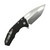 Heretic Knives Martyr Tanto, Black Polymer Chassis, Stonewash Magnacut - MARTYR TE MA SW STD BLK