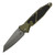 Microtech Socom Elite Warcom Signature Series, OD Green Aluminum, Apocalyptic M390MK - 259-10APODS