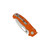 Demko AD20i Slim Shark Foot, Textured Orange G10, Stonewash Nitro X7