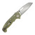 Demko AD20i Slim Shark Foot, Textured Natural G10, Stonewash Nitro X7