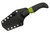 Aux Mfg Custom Karl Jr, Black G10 / Green GripX, Acid Wash AEB-L