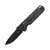 Fox knives Gabi Crossbar, Black Dark Matter Carbon Fiber, DLC Niolox - FX-451 DMB