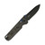 Fox knives Gabi Crossbar, Black Dark Matter Carbon Fiber, DLC Niolox - FX-451 DMB