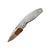 Three Rivers Manufacturing Neutron 2, Frag Machined Titanium, Mike Irie Compound Grind w/ Mirror Polish, 154CM