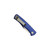 Defiant 7 Matt Martin Clutch Auto, 3D Contoured Knurled Blue Aluminum, Stonewash Magnacut