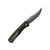 Defiant 7 Matt Martin Clutch Auto, 3D Contoured Knurled Green Aluminum, Stonewash Magnacut