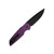 Protech TR-3 Integrity, Smooth Purple Aluminum, DLC Magnacut - INT1103-LTD Purple