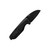 Knafs O.C.T. Button Lock, Black Aluminum, Black Stonewash 14C28N - 00582